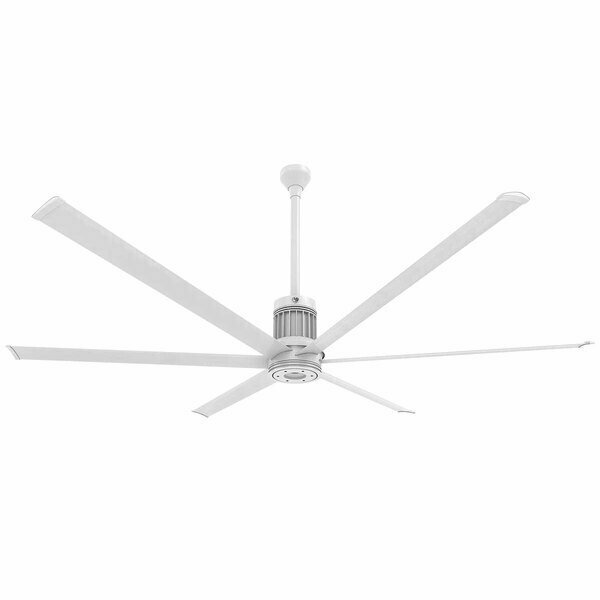 Big Ass Fans i6 96'' White Aluminum Outdoor Ceiling Fan - 100-277V 657I6W96